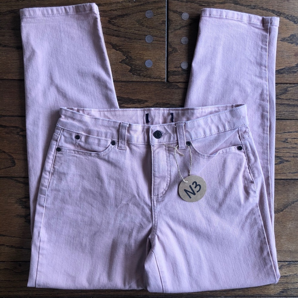 colored denim jeans, thrifted denim, jeans